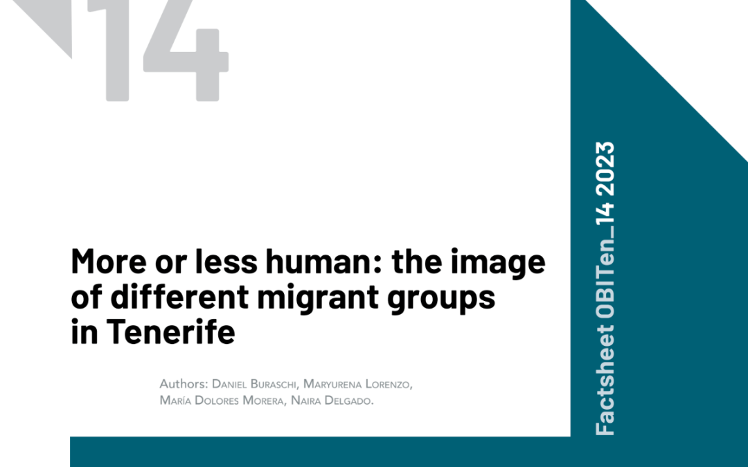 More or less human: the image of different migrant groups in Tenerife