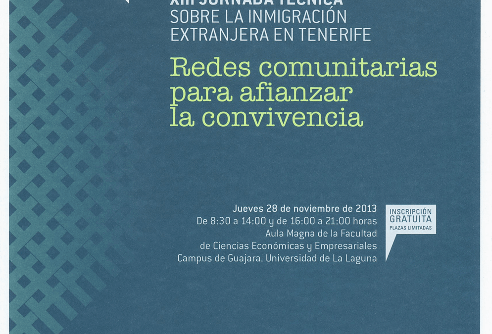 XIII Jornada Técnica sobre la inmigración extranjera en Tenerife